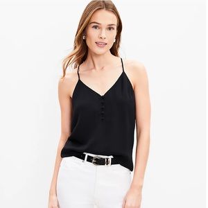 Covered Button Strappy Cami